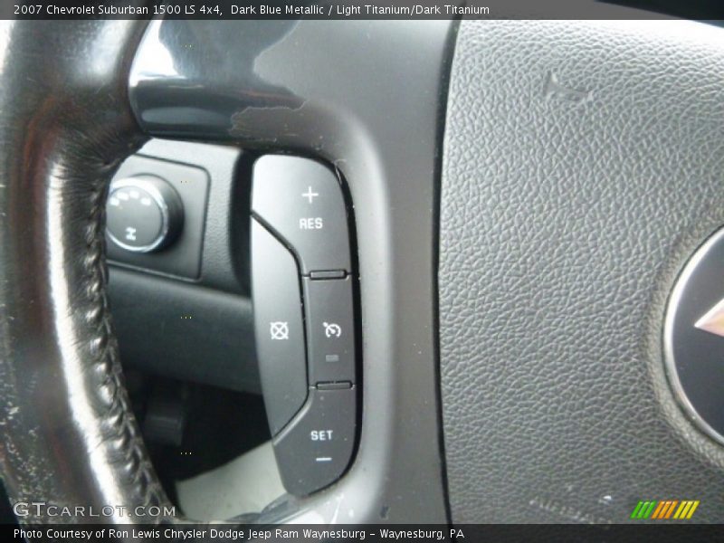 Dark Blue Metallic / Light Titanium/Dark Titanium 2007 Chevrolet Suburban 1500 LS 4x4
