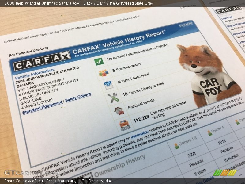 Black / Dark Slate Gray/Med Slate Gray 2008 Jeep Wrangler Unlimited Sahara 4x4