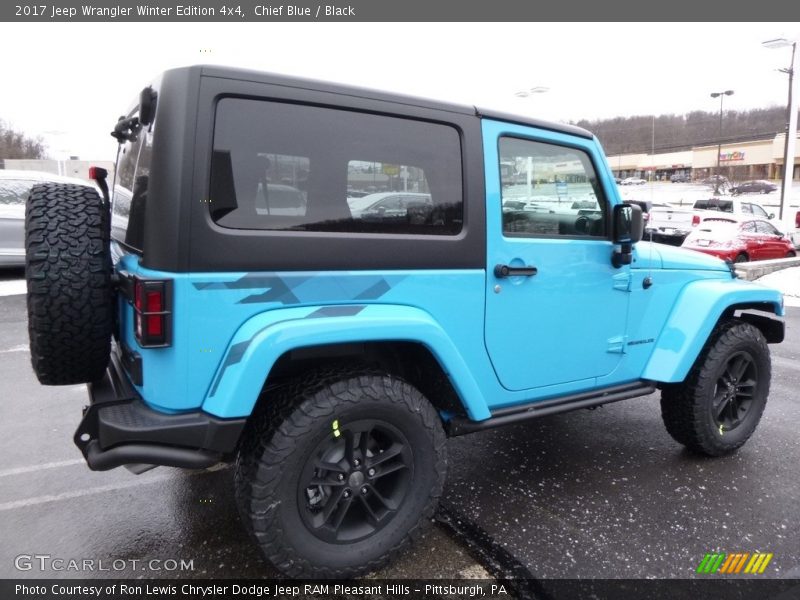 Chief Blue / Black 2017 Jeep Wrangler Winter Edition 4x4