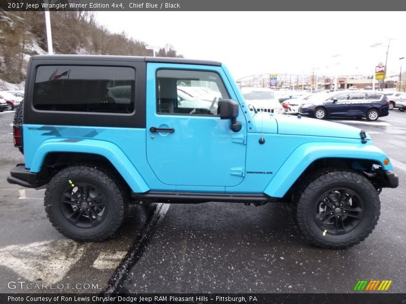 Chief Blue / Black 2017 Jeep Wrangler Winter Edition 4x4