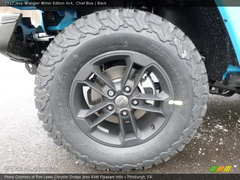 Chief Blue / Black 2017 Jeep Wrangler Winter Edition 4x4