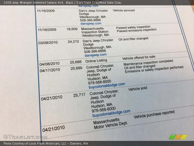 Black / Dark Slate Gray/Med Slate Gray 2008 Jeep Wrangler Unlimited Sahara 4x4