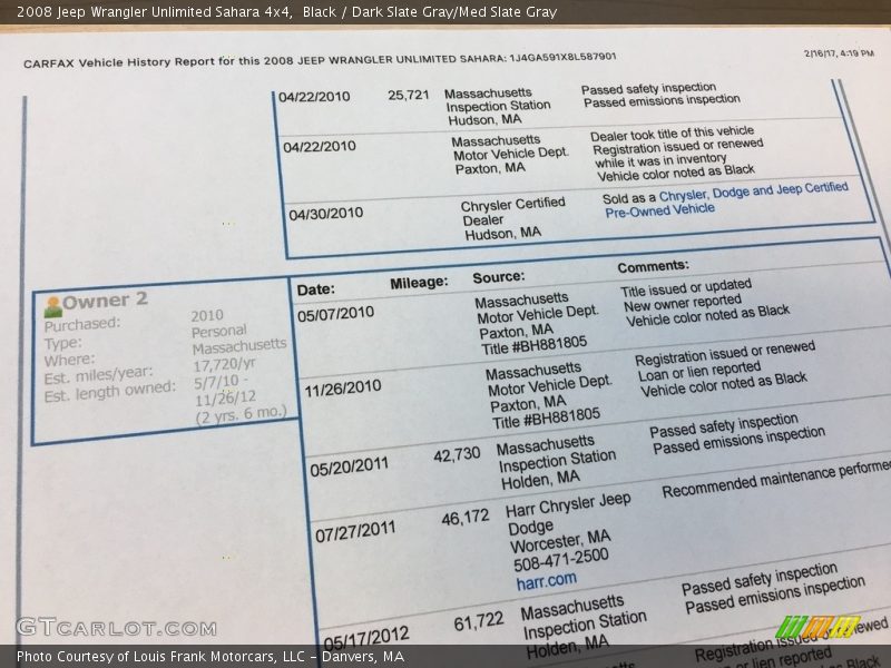Black / Dark Slate Gray/Med Slate Gray 2008 Jeep Wrangler Unlimited Sahara 4x4