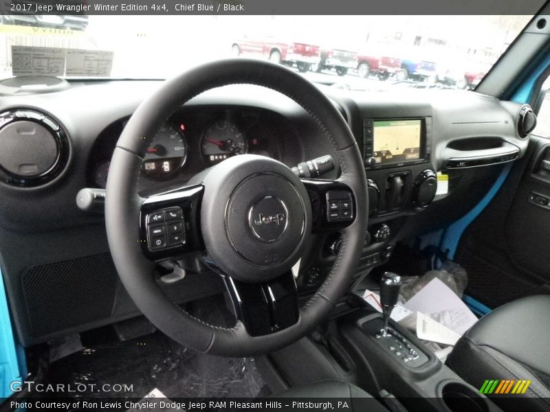 Chief Blue / Black 2017 Jeep Wrangler Winter Edition 4x4
