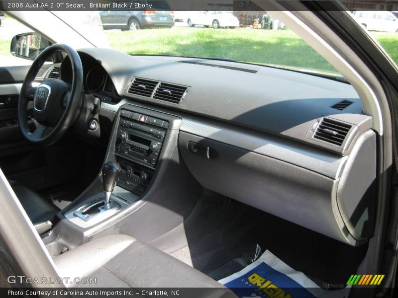 Brilliant Black / Ebony 2006 Audi A4 2.0T Sedan