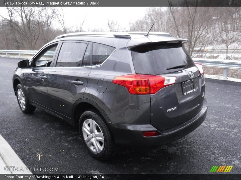 Magnetic Gray Metallic / Black 2015 Toyota RAV4 LE