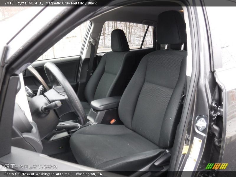 Magnetic Gray Metallic / Black 2015 Toyota RAV4 LE