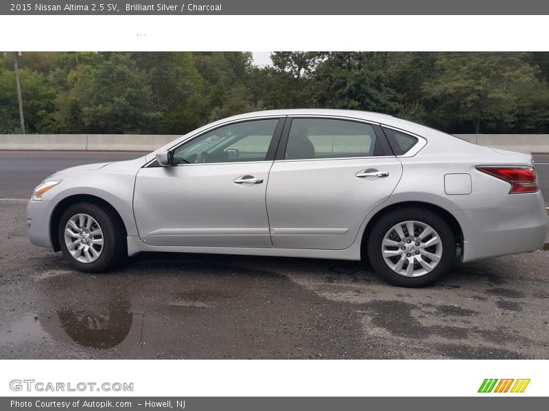 Brilliant Silver / Charcoal 2015 Nissan Altima 2.5 SV