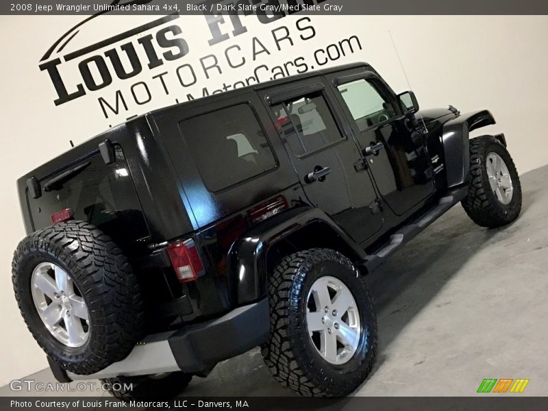 Black / Dark Slate Gray/Med Slate Gray 2008 Jeep Wrangler Unlimited Sahara 4x4