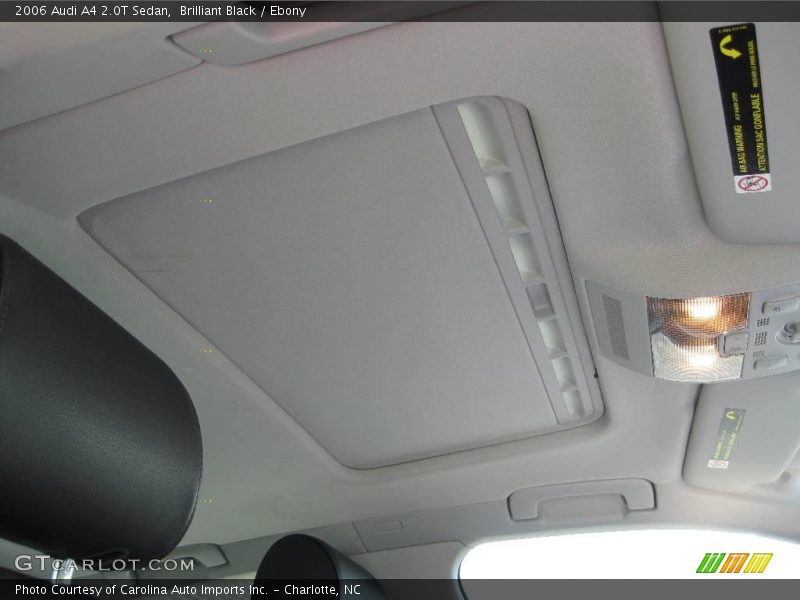 Brilliant Black / Ebony 2006 Audi A4 2.0T Sedan