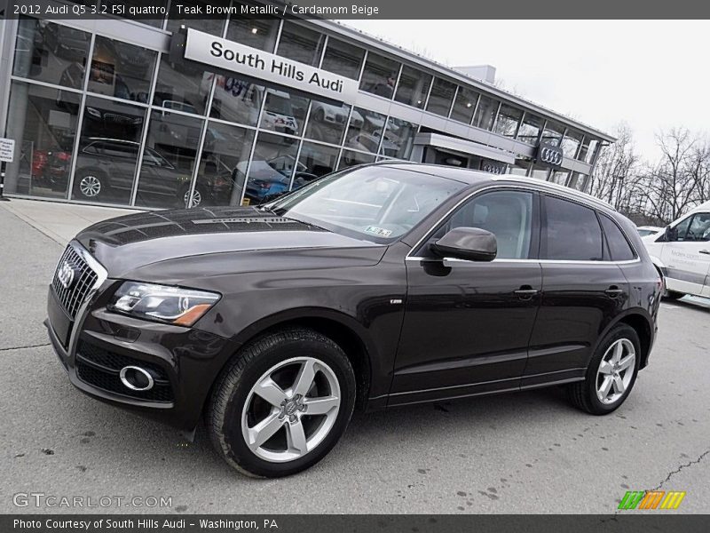 Teak Brown Metallic / Cardamom Beige 2012 Audi Q5 3.2 FSI quattro