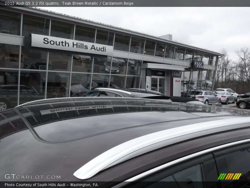 Teak Brown Metallic / Cardamom Beige 2012 Audi Q5 3.2 FSI quattro
