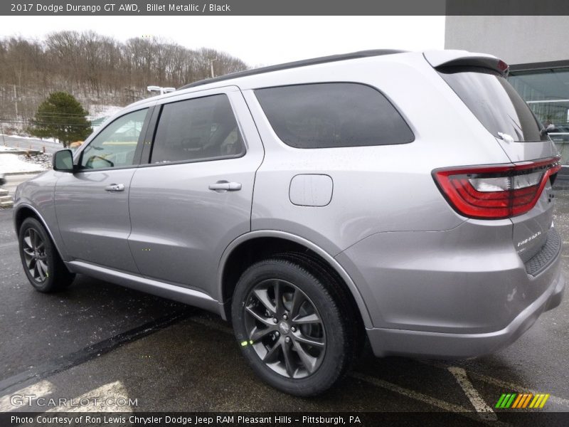 Billet Metallic / Black 2017 Dodge Durango GT AWD