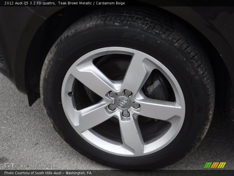 Teak Brown Metallic / Cardamom Beige 2012 Audi Q5 3.2 FSI quattro