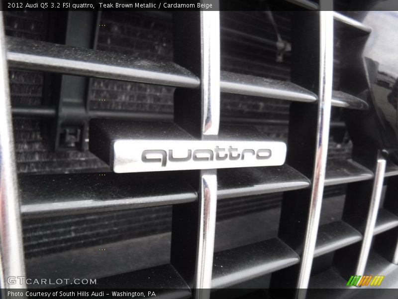 Teak Brown Metallic / Cardamom Beige 2012 Audi Q5 3.2 FSI quattro