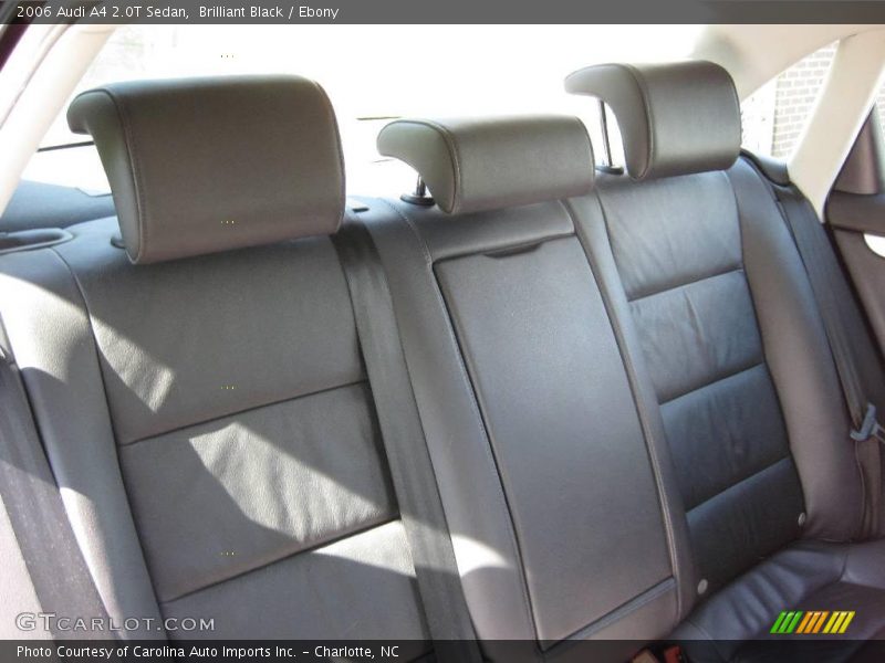 Brilliant Black / Ebony 2006 Audi A4 2.0T Sedan