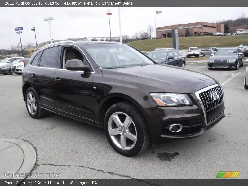 Teak Brown Metallic / Cardamom Beige 2012 Audi Q5 3.2 FSI quattro