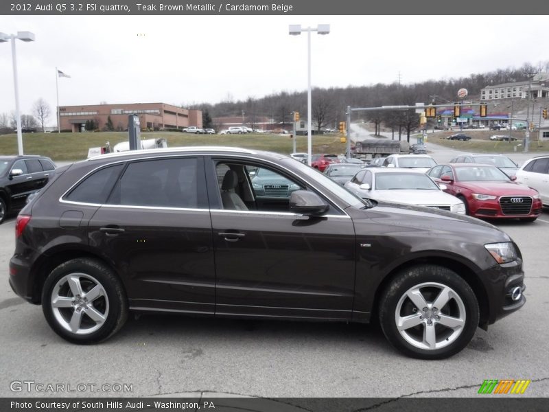 Teak Brown Metallic / Cardamom Beige 2012 Audi Q5 3.2 FSI quattro