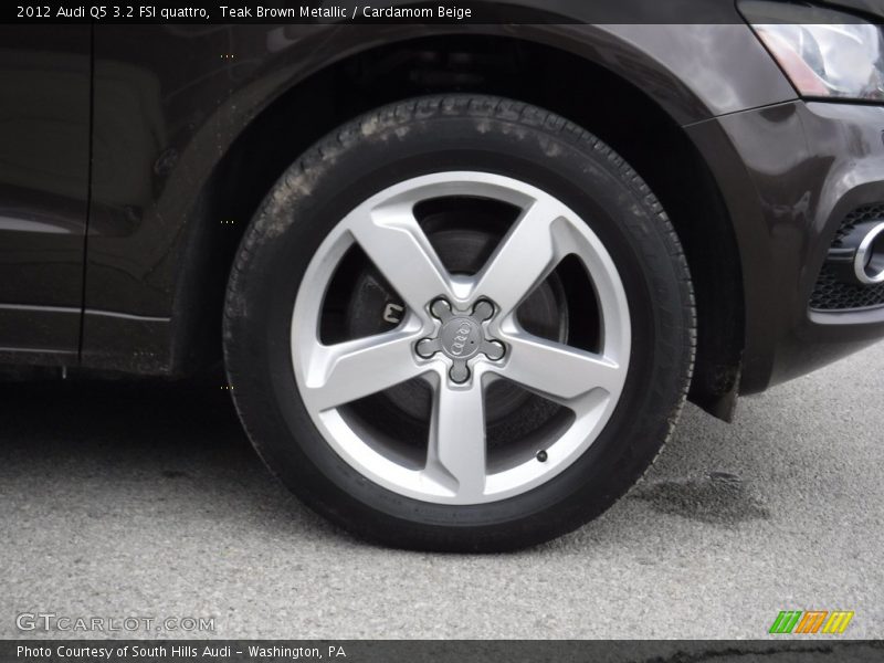 Teak Brown Metallic / Cardamom Beige 2012 Audi Q5 3.2 FSI quattro