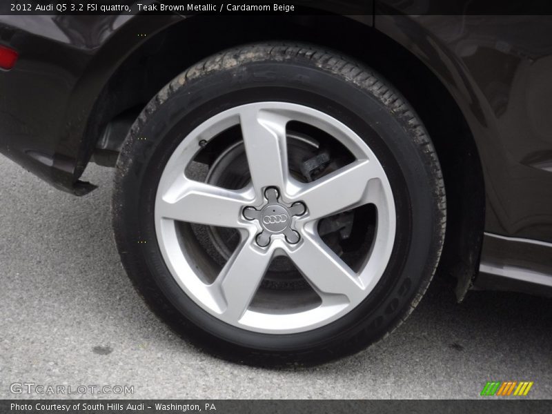 Teak Brown Metallic / Cardamom Beige 2012 Audi Q5 3.2 FSI quattro