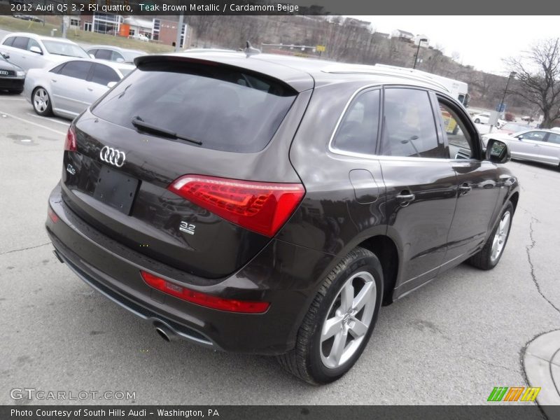 Teak Brown Metallic / Cardamom Beige 2012 Audi Q5 3.2 FSI quattro