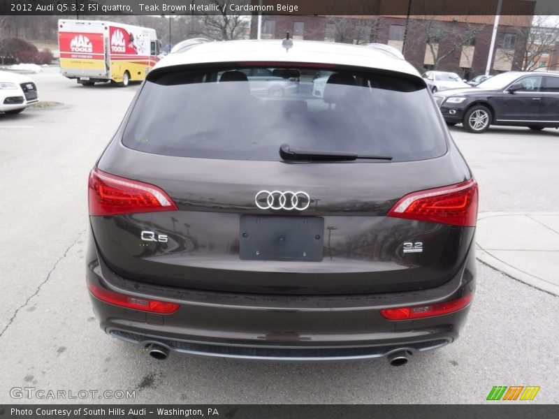 Teak Brown Metallic / Cardamom Beige 2012 Audi Q5 3.2 FSI quattro