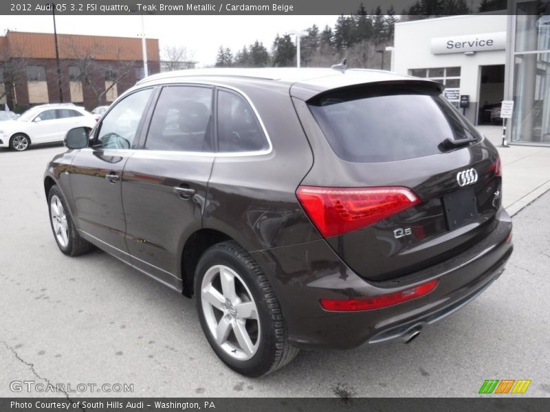 Teak Brown Metallic / Cardamom Beige 2012 Audi Q5 3.2 FSI quattro