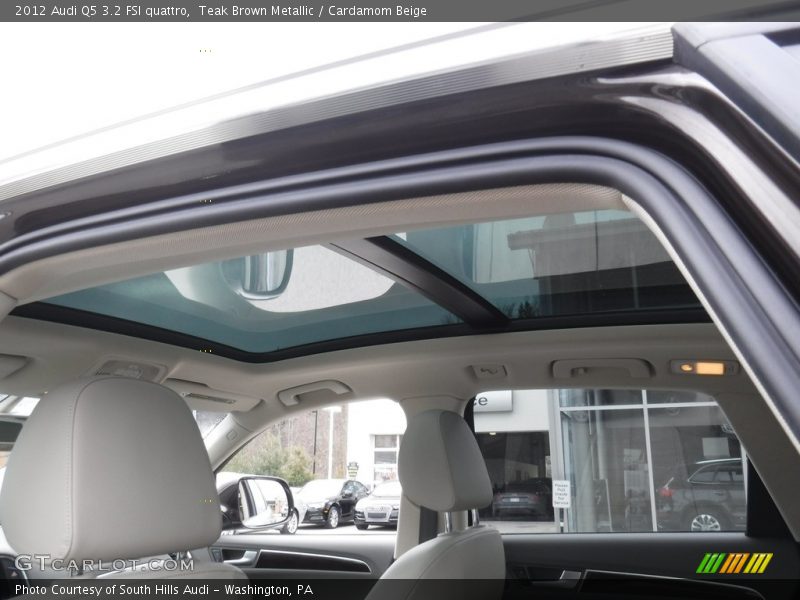 Teak Brown Metallic / Cardamom Beige 2012 Audi Q5 3.2 FSI quattro