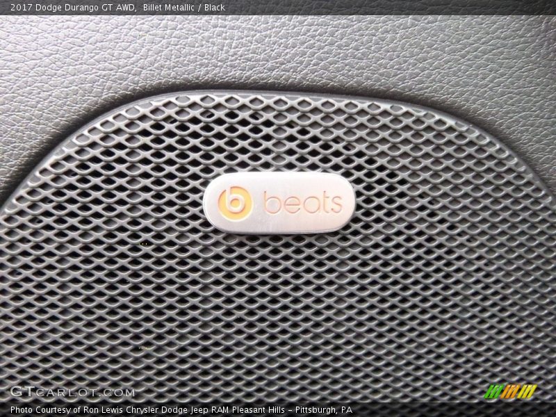 Billet Metallic / Black 2017 Dodge Durango GT AWD