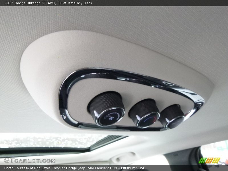 Billet Metallic / Black 2017 Dodge Durango GT AWD