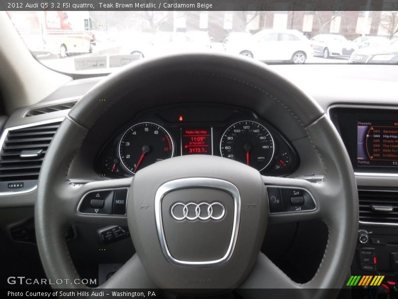 Teak Brown Metallic / Cardamom Beige 2012 Audi Q5 3.2 FSI quattro