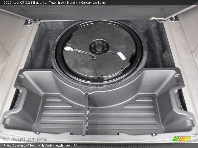 Teak Brown Metallic / Cardamom Beige 2012 Audi Q5 3.2 FSI quattro