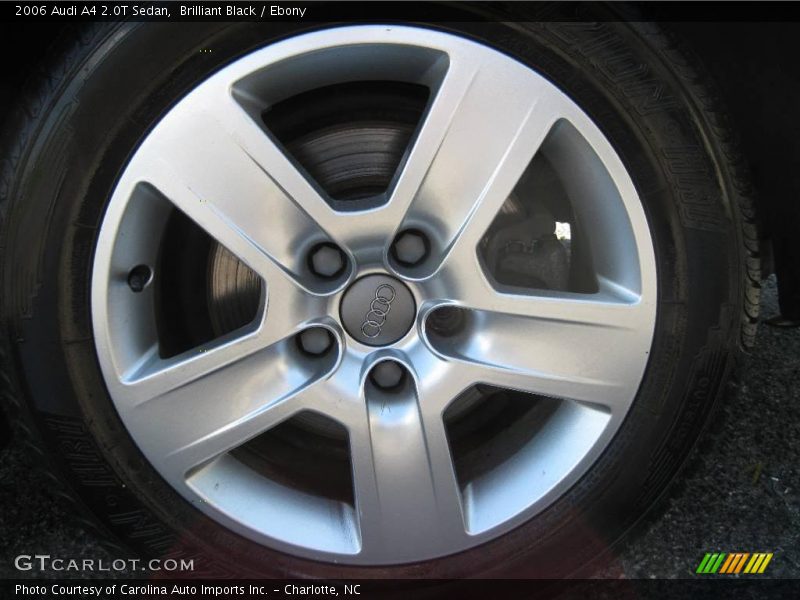 Brilliant Black / Ebony 2006 Audi A4 2.0T Sedan
