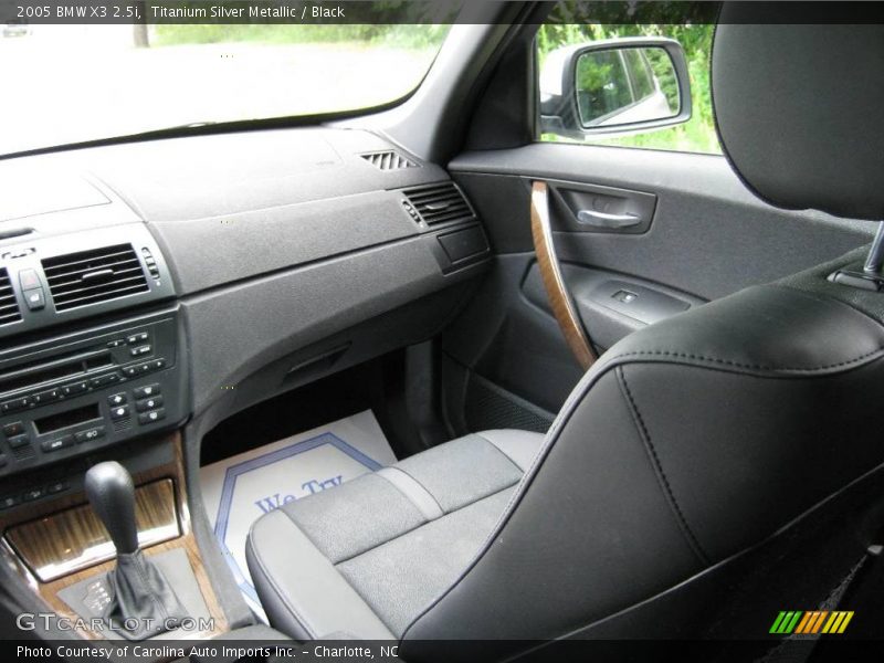 Titanium Silver Metallic / Black 2005 BMW X3 2.5i