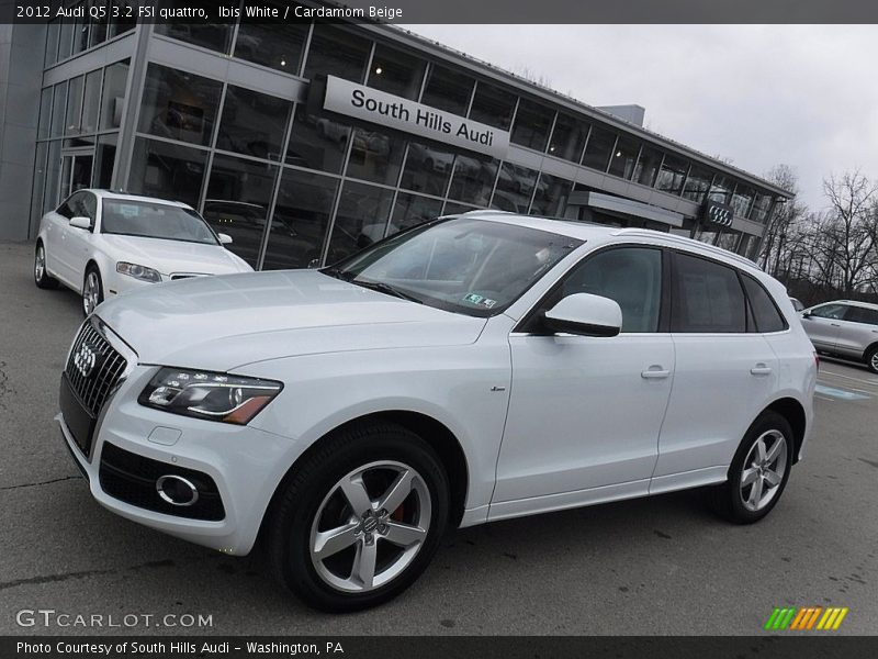 Ibis White / Cardamom Beige 2012 Audi Q5 3.2 FSI quattro
