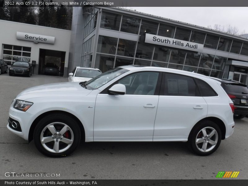 Ibis White / Cardamom Beige 2012 Audi Q5 3.2 FSI quattro