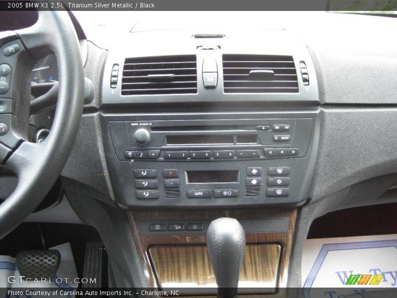 Titanium Silver Metallic / Black 2005 BMW X3 2.5i
