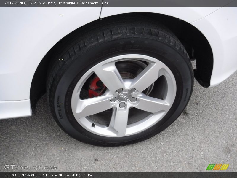 Ibis White / Cardamom Beige 2012 Audi Q5 3.2 FSI quattro