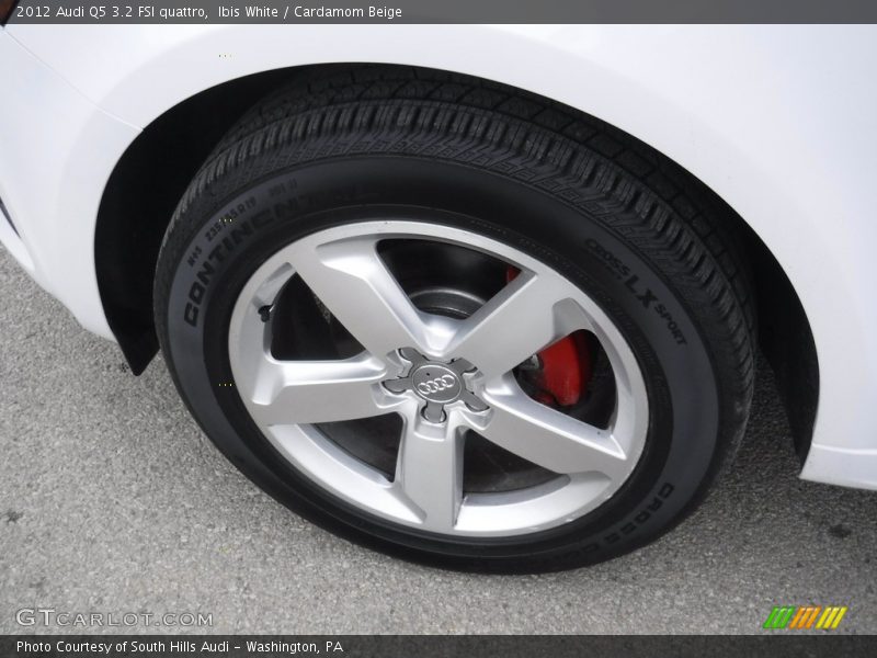 Ibis White / Cardamom Beige 2012 Audi Q5 3.2 FSI quattro