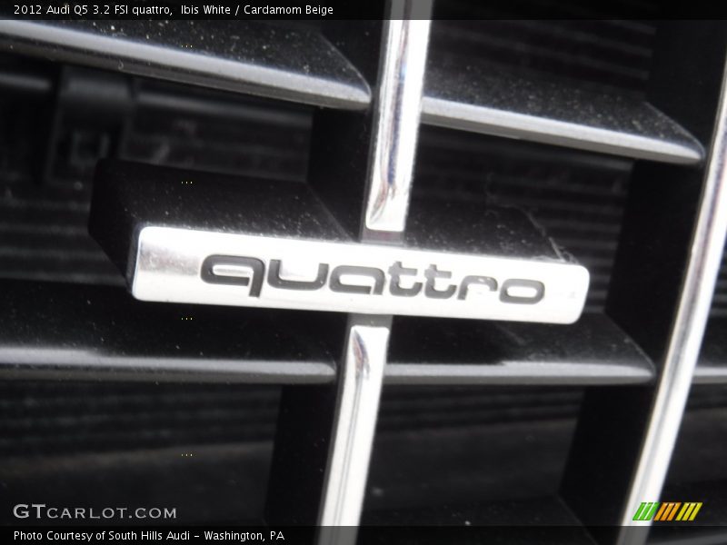 Ibis White / Cardamom Beige 2012 Audi Q5 3.2 FSI quattro