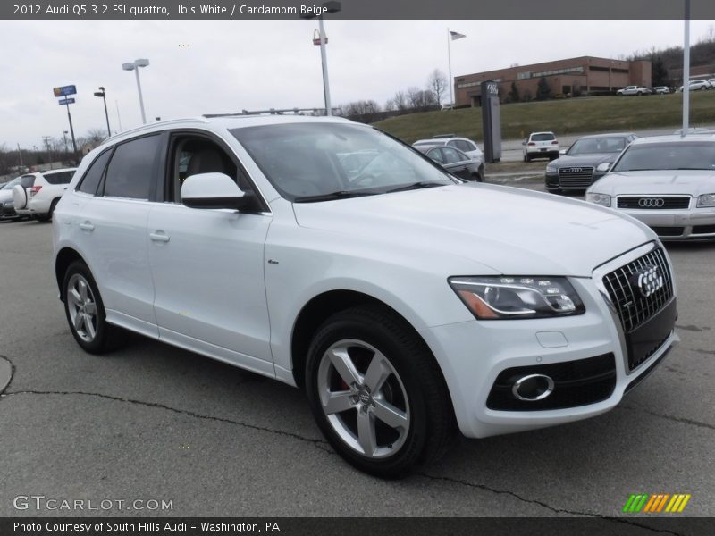 Ibis White / Cardamom Beige 2012 Audi Q5 3.2 FSI quattro