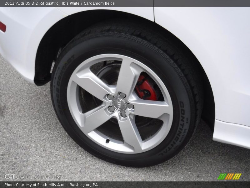 Ibis White / Cardamom Beige 2012 Audi Q5 3.2 FSI quattro