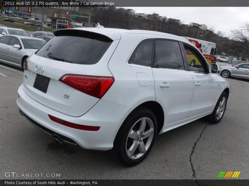 Ibis White / Cardamom Beige 2012 Audi Q5 3.2 FSI quattro