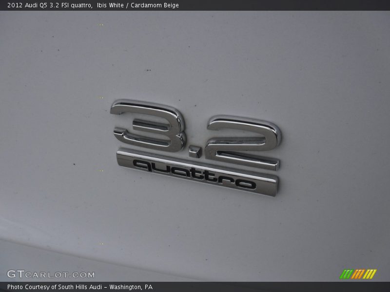 Ibis White / Cardamom Beige 2012 Audi Q5 3.2 FSI quattro