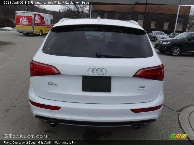 Ibis White / Cardamom Beige 2012 Audi Q5 3.2 FSI quattro