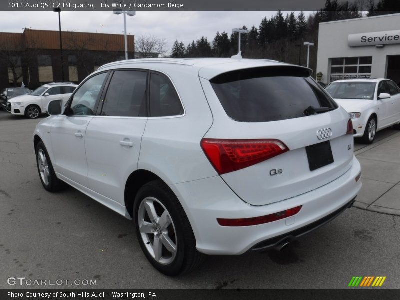 Ibis White / Cardamom Beige 2012 Audi Q5 3.2 FSI quattro
