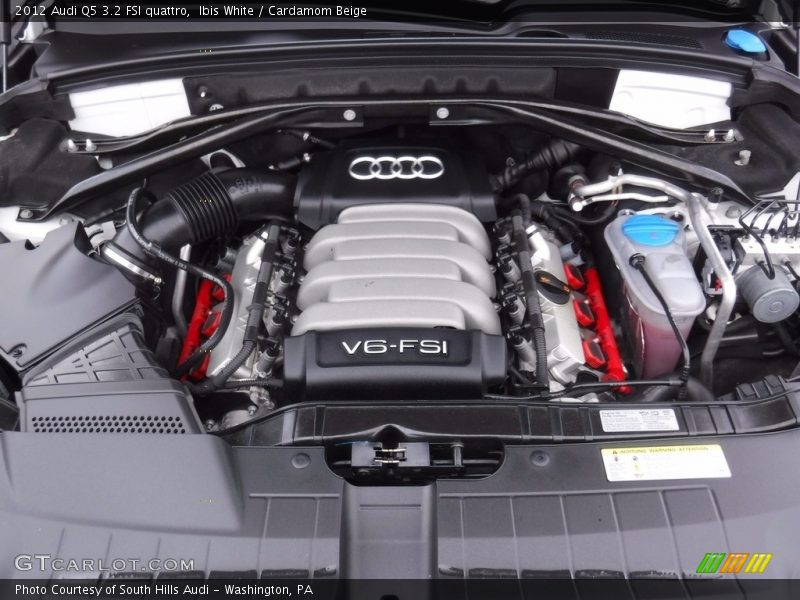 Ibis White / Cardamom Beige 2012 Audi Q5 3.2 FSI quattro