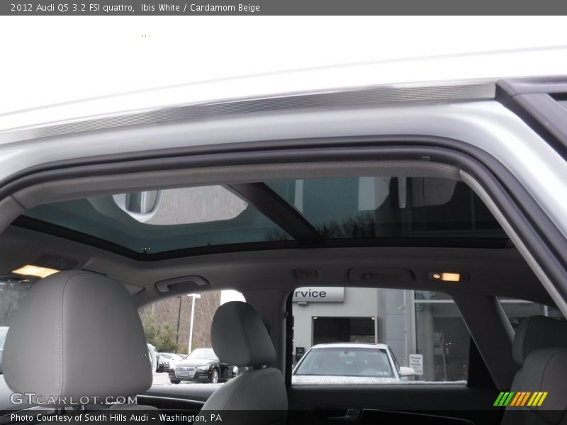 Ibis White / Cardamom Beige 2012 Audi Q5 3.2 FSI quattro