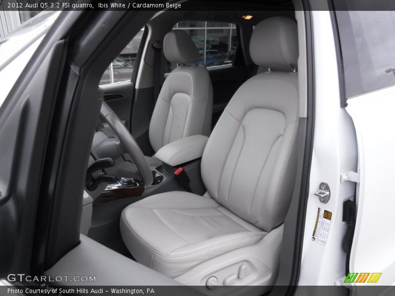 Ibis White / Cardamom Beige 2012 Audi Q5 3.2 FSI quattro