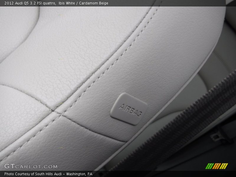 Ibis White / Cardamom Beige 2012 Audi Q5 3.2 FSI quattro